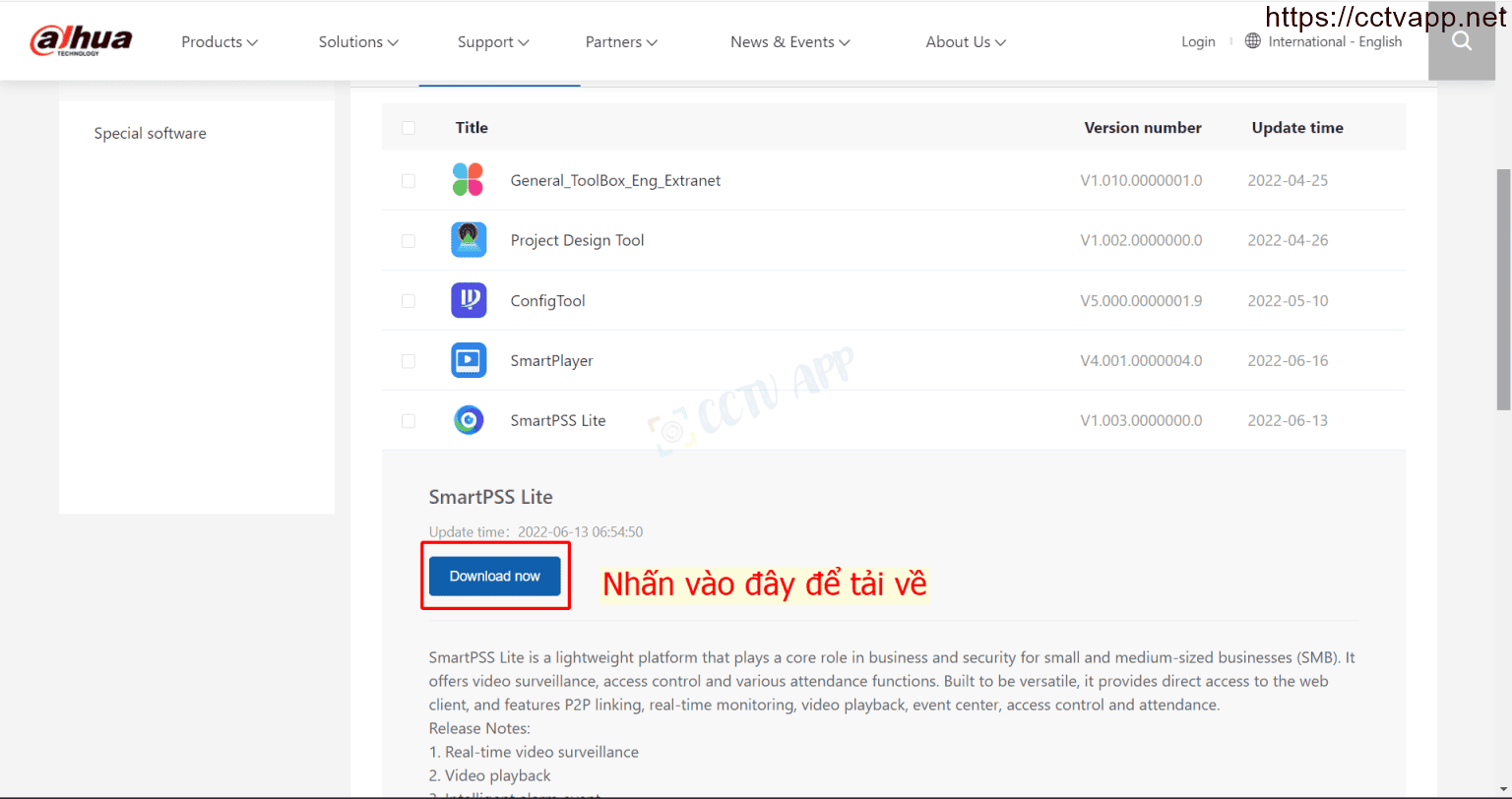 SmartPSS Lite Ultra light Dahua Camera viewing software CCTV