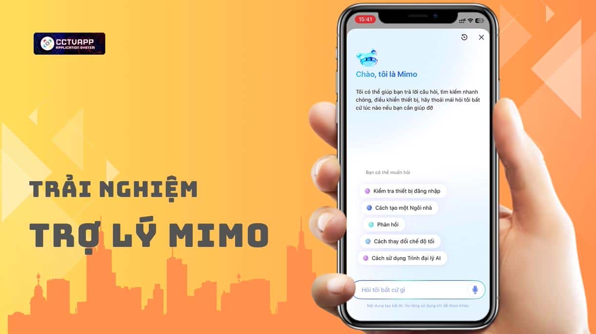 Trải nghiệm Trợ Lý Ai Mimo trên app Imou Life