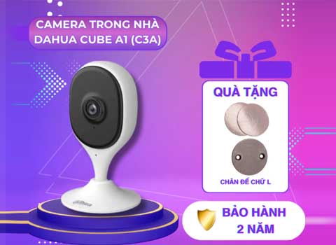 Camera WiFi DAHUA C3A, cố định góc rộng, đàm thoại 2 chiều