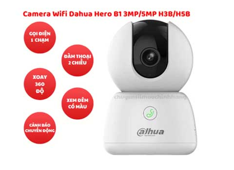 Camera Wifi H3B 3MP/5MP | Gọi điện xoay 360