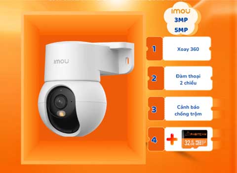 Camera trong nhà Ranger K2MP 3MP/5MP, Tích hợp chân đế