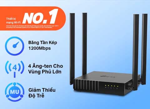 Phát Wifi TP-Link C54 / C6 / C64| Băng Tần Kép Chuẩn AC  | Tốc Độ Cao
