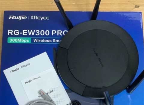 Phát WiFi 4 râu Ruijie RG-EW300 PRO EW300 EW300N, quản lý qua app