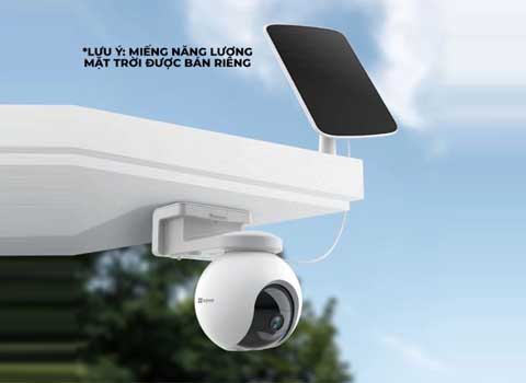 Camera Pin Ngoài trời Ezviz CB8 2K xoay 360 độ