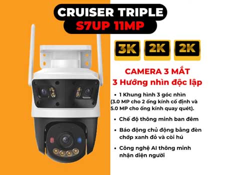 Camera Imou 3 Mắt, 2 Mắt S7UP/ S7XEP/ S7XP