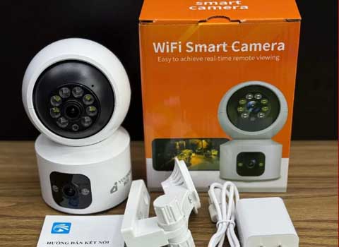 Camera YOOSEE 2 Mắt Q84 Trong nhà, Đèn màu nhìn ngày đêm